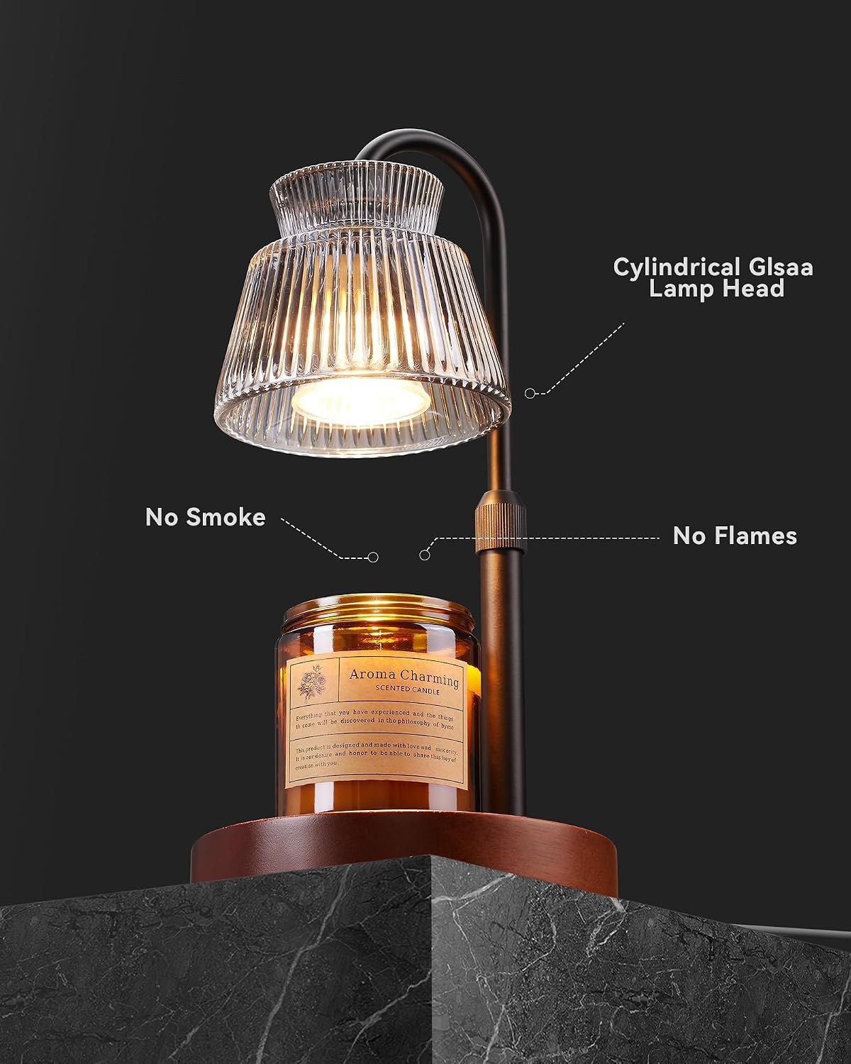 Candle Warmer Lamp with Timer &Dimmable Wax Melt Warmer for Scented Jar Candles, 2 Bulbs,Birthday Gifts for Women House Warming Gifts, Home Decor