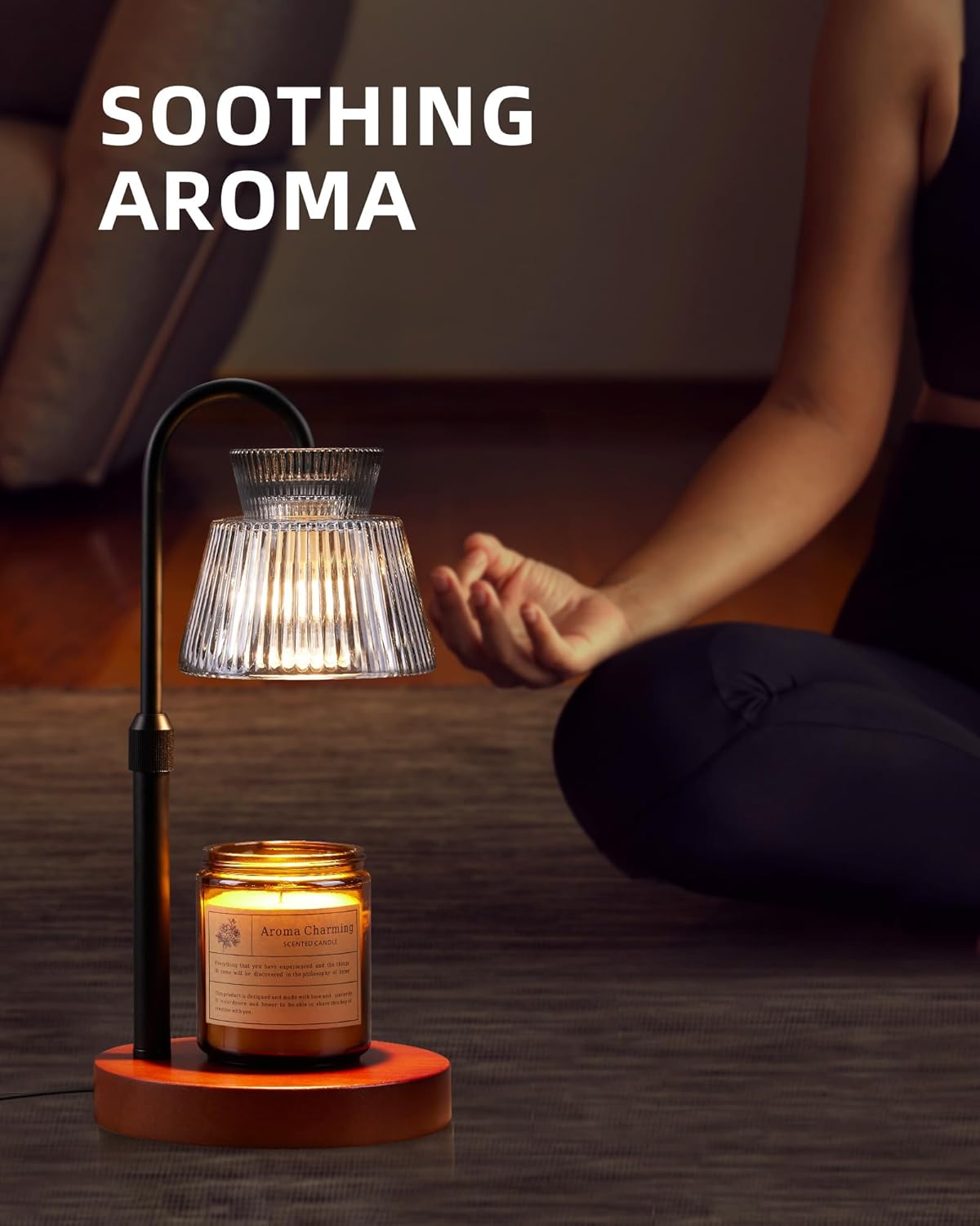Candle Warmer Lamp with Timer &Dimmable Wax Melt Warmer for Scented Jar Candles, 2 Bulbs,Birthday Gifts for Women House Warming Gifts, Home Decor