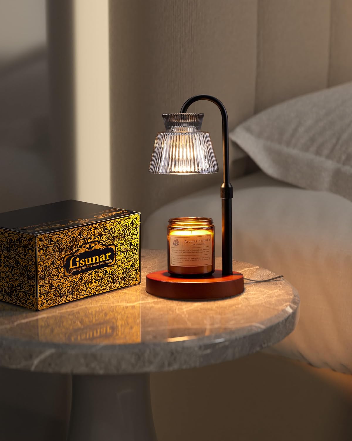 Candle Warmer Lamp with Timer &Dimmable Wax Melt Warmer for Scented Jar Candles, 2 Bulbs,Birthday Gifts for Women House Warming Gifts, Home Decor