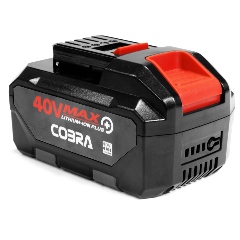 Cobra MX51S40VX 40V MAX+ 3-in-1 Self-Propelled Cordless Lawn Mower (with 2 x 40V 4Ah Batteries & Standard Charger)