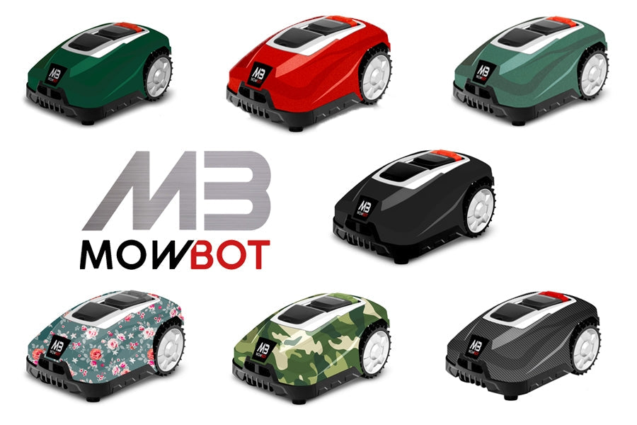 Cobra Mowbot 800 Robotic Lawn Mower - Metallic Red